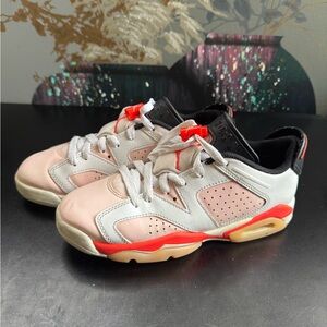 Nike Kids Sneakers - White, Pink, and Black